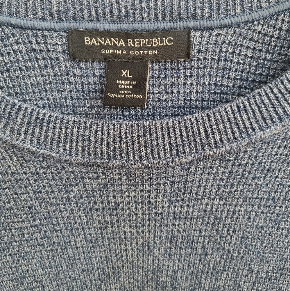 Banana Republic Men's XL sweater grey gray